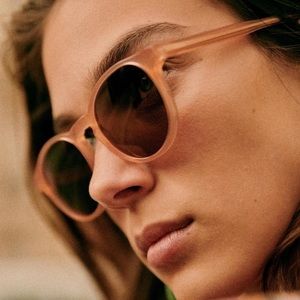 Sézane Penelope sunglasses in blush